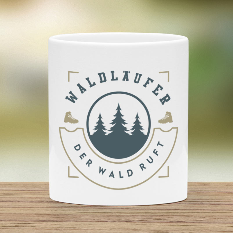 Keramikbecher Waldlaeufer